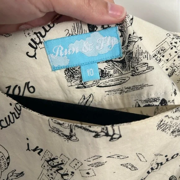 Alice in Wonderland Swing Dress - Picture 6 of 7